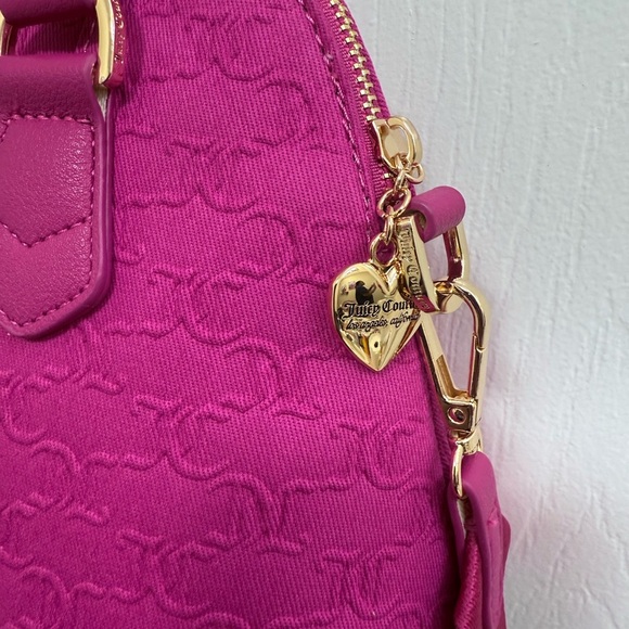 NWT Juicy Couture “Team Juicy Forever” Pink (Raspberry) Satchel - Picture 5 of 7